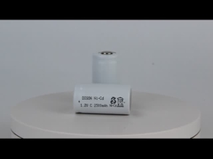 0.1C 충전 비율 NI-Cd C 1.2V 2.5ah 낮은 온도 애플리케이션을 위한 배터리 셀