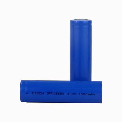 LiFePo4 18650 3.2V 1500mAh Cylindrical Lithium Ion Battery with PTC Protection