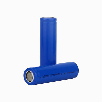LiFePo4 18650 3.2V 1500mAh Cylindrical Lithium Ion Battery with PTC Protection