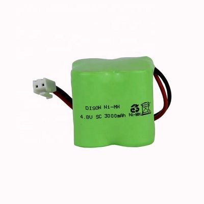 500 Cycles 4.8v SC 3000mah NiMh HRH23/43 Rechargeable Battery Pack for Emergency Lighting
