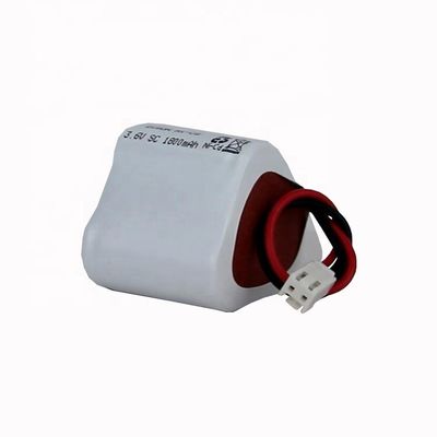 Rechargeable NiCd 3.6V SC 1800mAh Battery Pack For Emergency Lighting And Power Tools