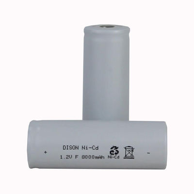 Rechargeable NiCd KRH33/91 F 1.2V 8Ah -40C Low Temperature Battery Cells