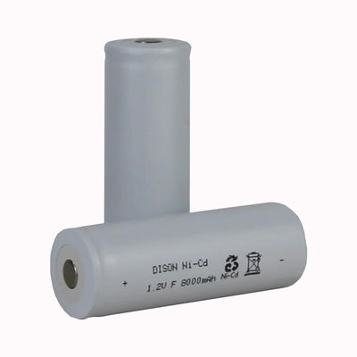 재충전 가능한 NiCd KRH33/91 F 1.2V 7Ah -40C 낮은 온도 배터리 셀